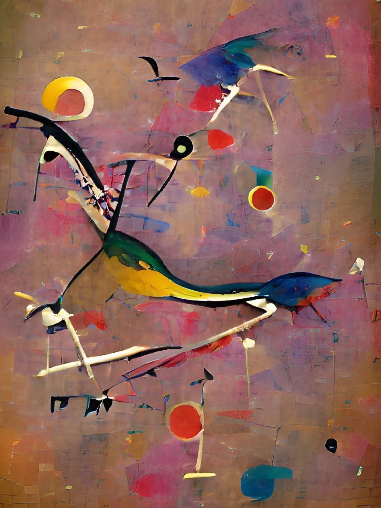 AI Creation and art – Künstliche Intelligenz illustriert Kunstbuch im Stil von Gerhard Richter, Anselm Kiefer, Monet, Boys