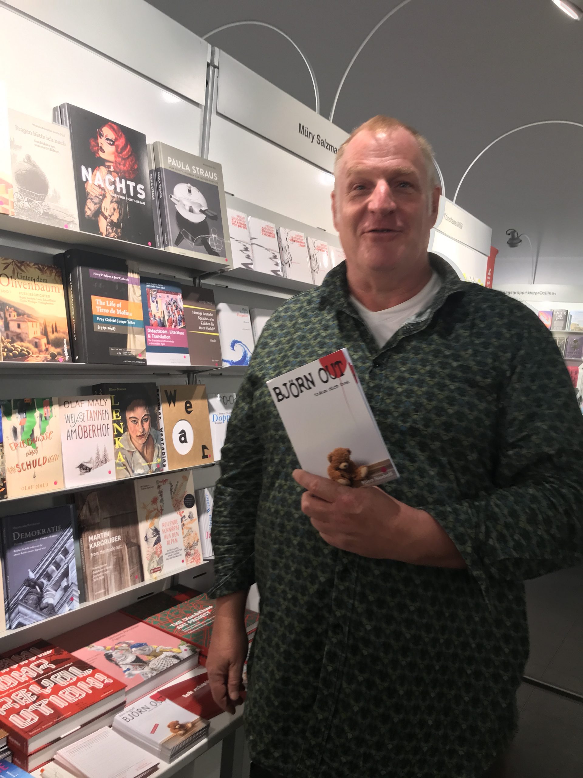 Autor Nonhoff auf der Münchner Bücherschau